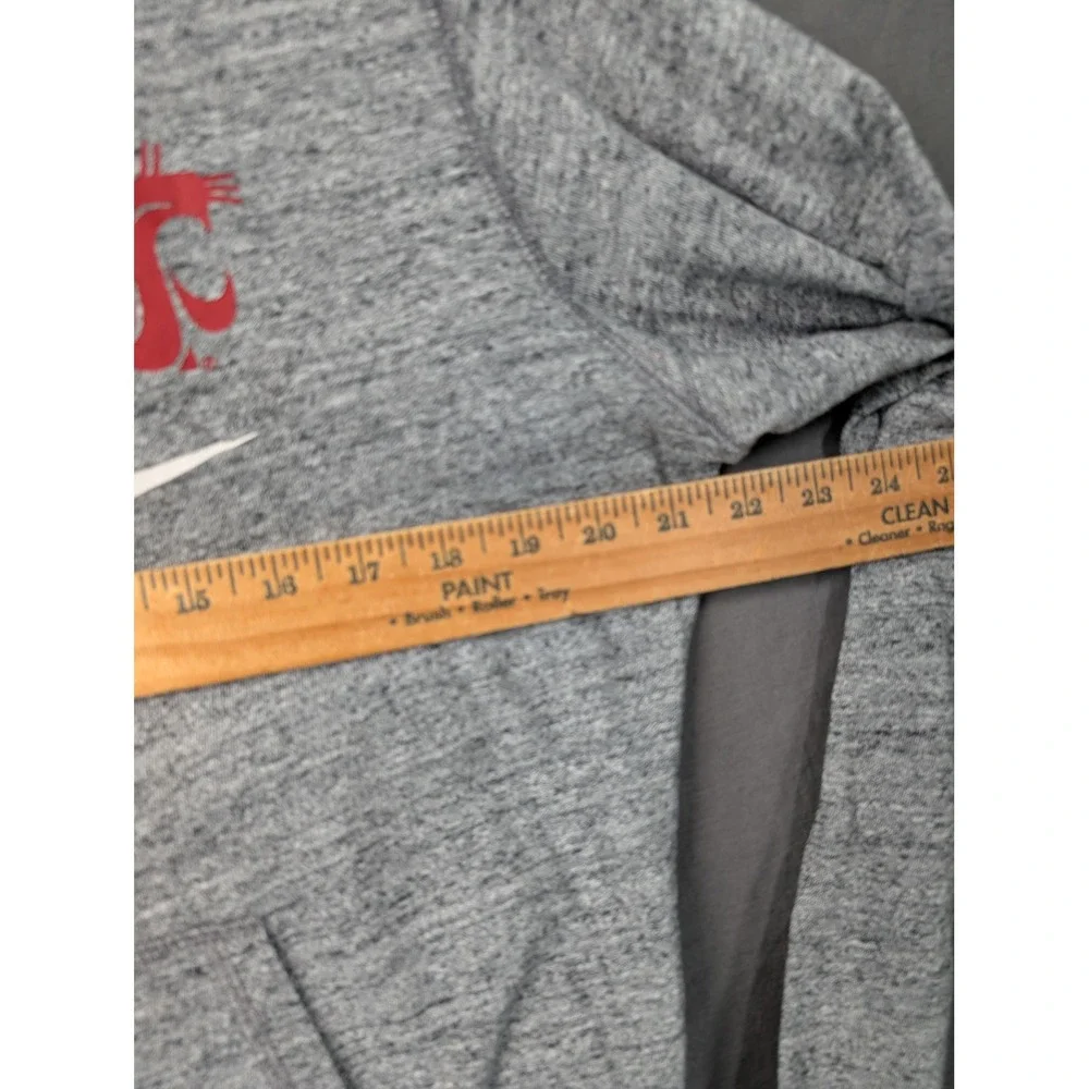Nike Washington State Cougars WSU Full Zip Hoodie Gray Large